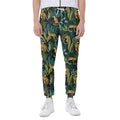 Tropical Jaguar Pattern Print Joggers