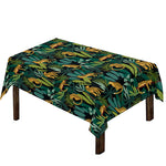 Tropical Jaguar Pattern Print Tablecloth