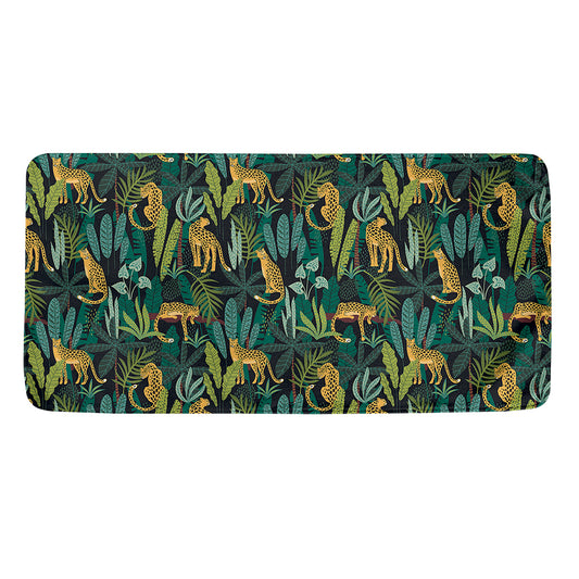Tropical Jaguar Pattern Print Towel