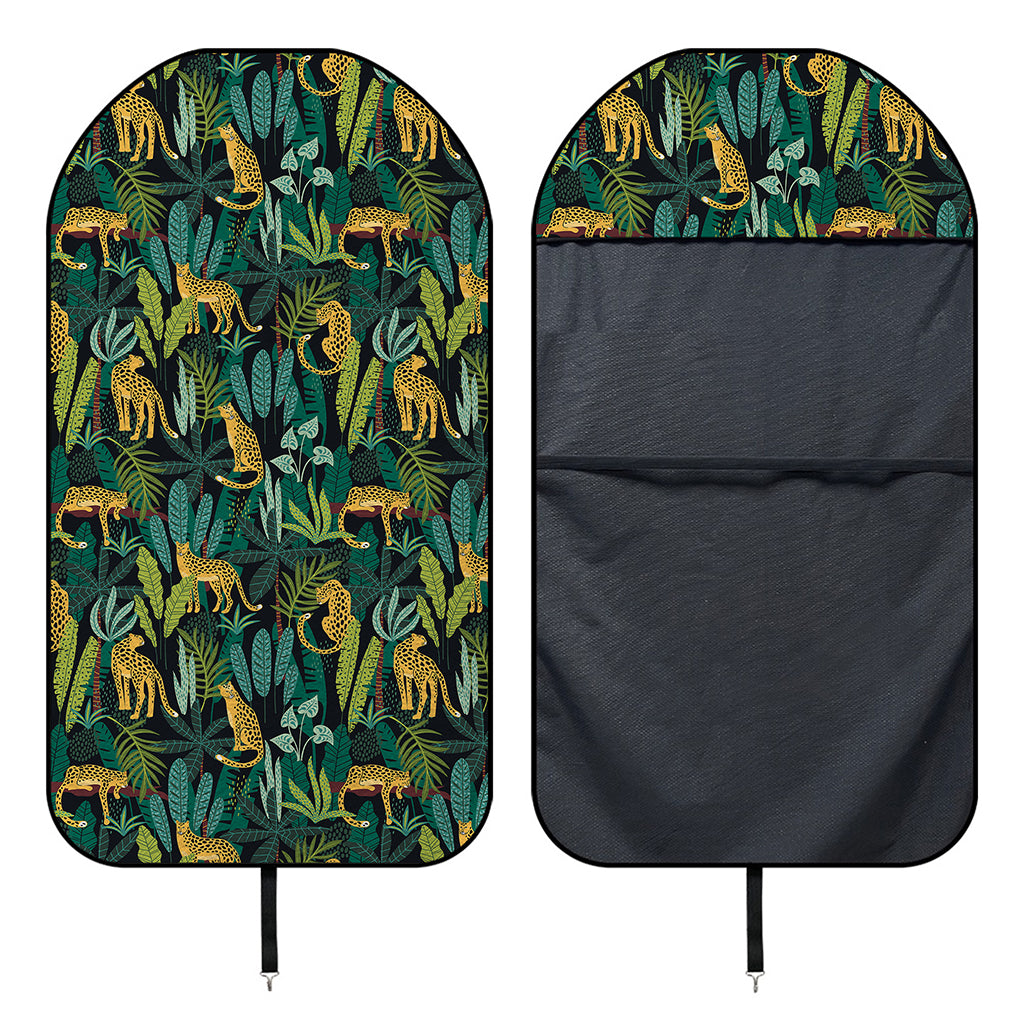 Tropical Jaguar Pattern Print Waterproof Car Seat Cover