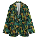 Tropical Jaguar Pattern Print Women's Blazer