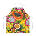 Tropical Jungle Fruits Pattern Print Adjustable Apron