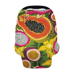 Tropical Jungle Fruits Pattern Print Baby Seat Cover