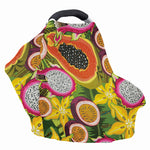 Tropical Jungle Fruits Pattern Print Baby Seat Cover