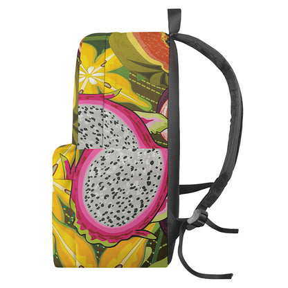 Tropical Jungle Fruits Pattern Print Backpack