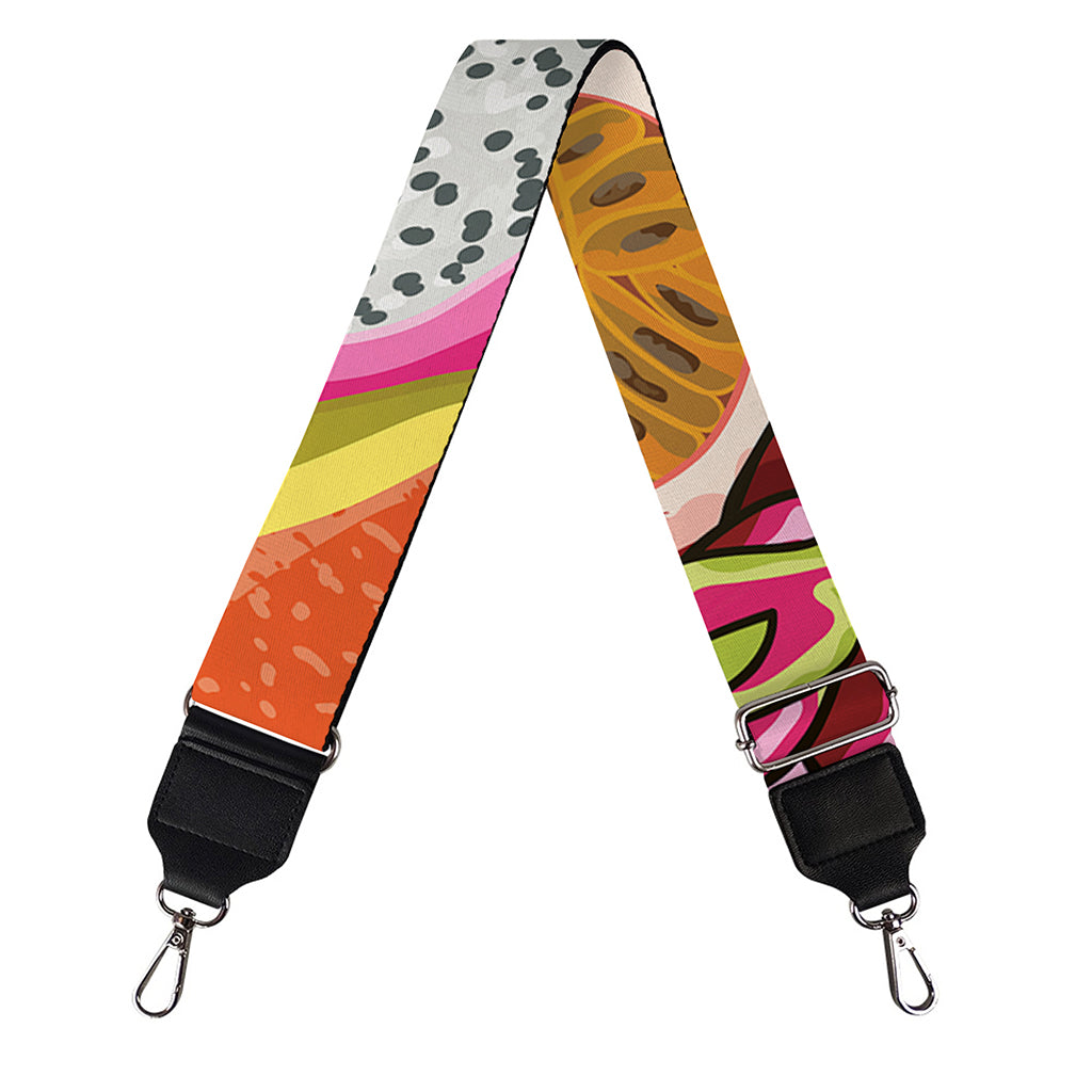 Tropical Jungle Fruits Pattern Print Bag Strap