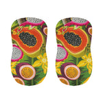 Tropical Jungle Fruits Pattern Print Bar Stool Covers
