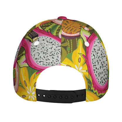 Tropical Jungle Fruits Pattern Print Baseball Cap