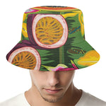 Tropical Jungle Fruits Pattern Print Bucket Hat