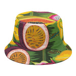 Tropical Jungle Fruits Pattern Print Bucket Hat