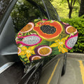 Tropical Jungle Fruits Pattern Print Car Side Mirror Covers