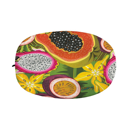 Tropical Jungle Fruits Pattern Print Car Side Mirror Covers