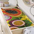 Tropical Jungle Fruits Pattern Print Changing Pad Cover