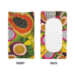 Tropical Jungle Fruits Pattern Print Changing Pad Cover