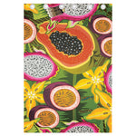 Tropical Jungle Fruits Pattern Print Curtain