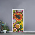 Tropical Jungle Fruits Pattern Print Door Sticker