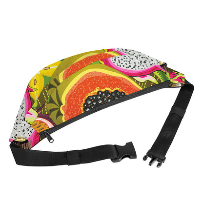 Tropical Jungle Fruits Pattern Print Fanny Pack