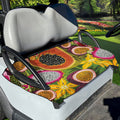 Tropical Jungle Fruits Pattern Print Golf Cart Seat Cover