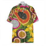 Tropical Jungle Fruits Pattern Print Hawaiian Shirt