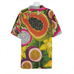 Tropical Jungle Fruits Pattern Print Hawaiian Shirt