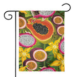 Tropical Jungle Fruits Pattern Print House Flag