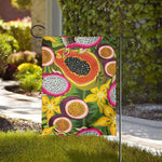 Tropical Jungle Fruits Pattern Print House Flag
