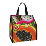Tropical Jungle Fruits Pattern Print Insulated Lunch Tote