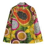Tropical Jungle Fruits Pattern Print Men's Blazer