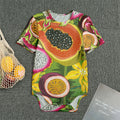Tropical Jungle Fruits Pattern Print Men's Bodysuit