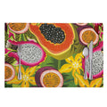 Tropical Jungle Fruits Pattern Print Placemat