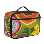 Tropical Jungle Fruits Pattern Print Portable Lunch Bag