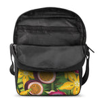 Tropical Jungle Fruits Pattern Print Rectangular Crossbody Bag