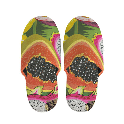 Tropical Jungle Fruits Pattern Print Slippers
