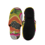 Tropical Jungle Fruits Pattern Print Slippers