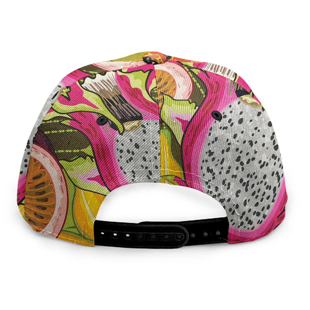 Tropical Jungle Fruits Pattern Print Snapback Cap
