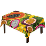 Tropical Jungle Fruits Pattern Print Tablecloth