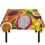 Tropical Jungle Fruits Pattern Print Tablecloth