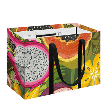 Tropical Jungle Fruits Pattern Print Utility Tote Bag