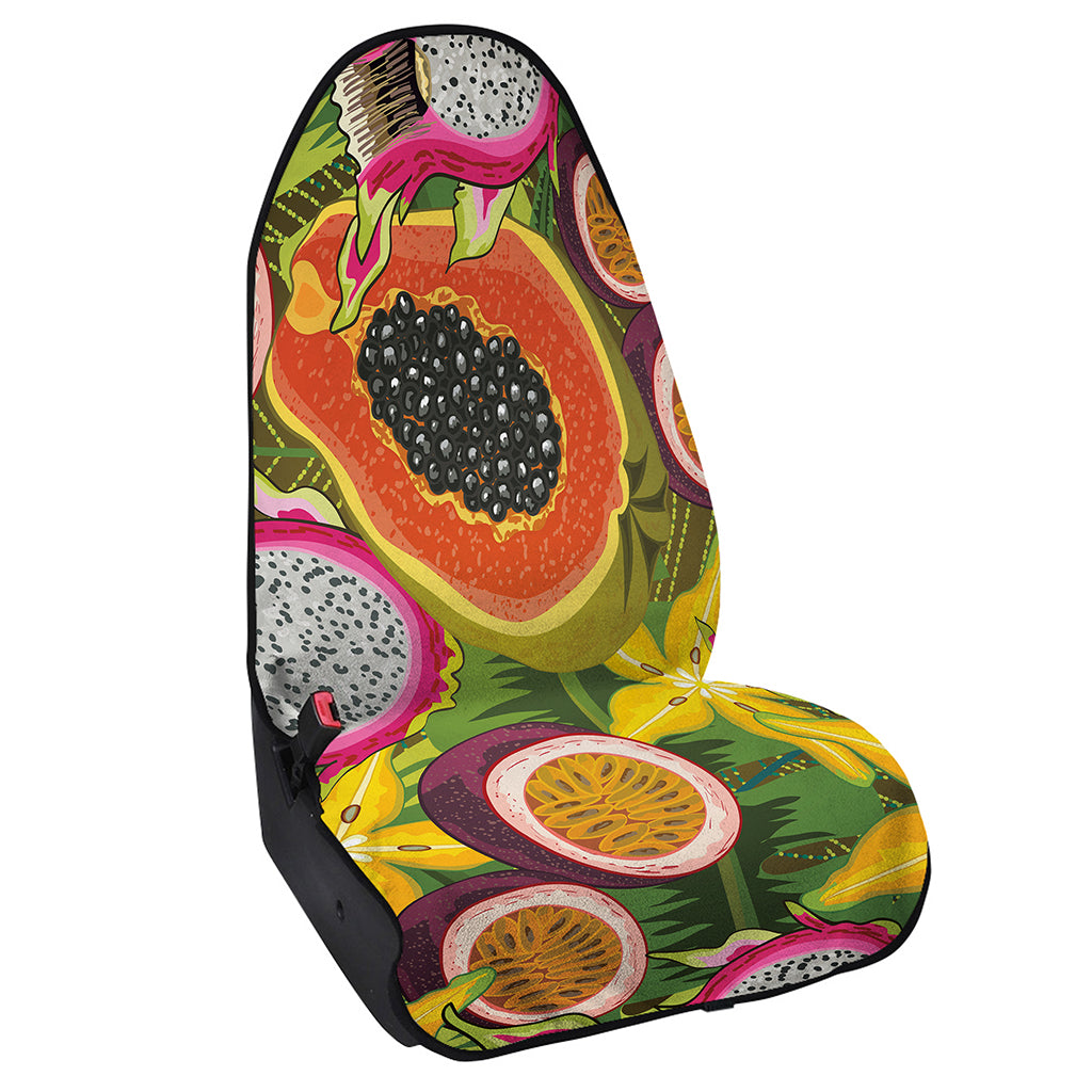 Tropical Jungle Fruits Pattern Print Waterproof Car Seat Cover