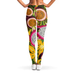 Tropical Jungle Fruits Pattern Print Women's Leggings