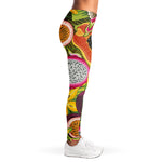 Tropical Jungle Fruits Pattern Print Women's Leggings