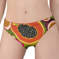 Tropical Jungle Fruits Pattern Print Women's Panties