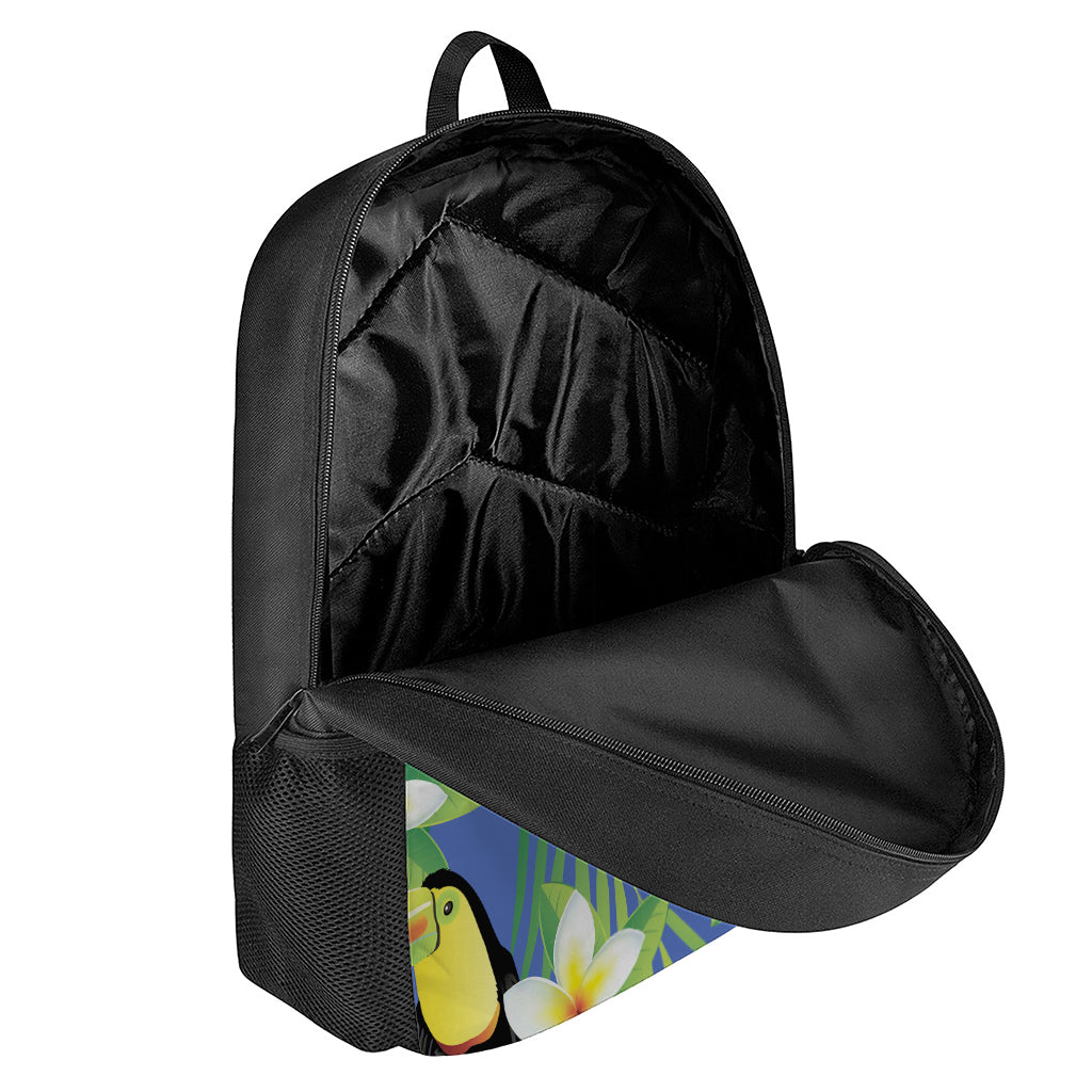 Tropical Keel-Billed Toucan Print 17 Inch Backpack