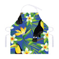 Tropical Keel-Billed Toucan Print Adjustable Apron