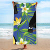 Tropical Keel-Billed Toucan Print Beach Towel