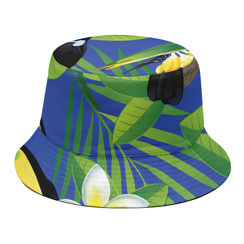 Tropical Keel-Billed Toucan Print Bucket Hat