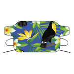 Tropical Keel-Billed Toucan Print Car Windshield Snow Cover