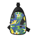 Tropical Keel-Billed Toucan Print Chest Bag