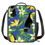 Tropical Keel-Billed Toucan Print Crossbody Lunch Bag