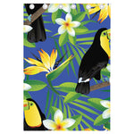 Tropical Keel-Billed Toucan Print Curtain
